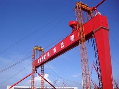 The steel structure of  shipyard gantry crane 
