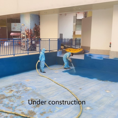 Spray Polyurea Swimming Pool Waterproofing