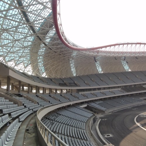 Spray Polyurea Coating System For Sports Stands