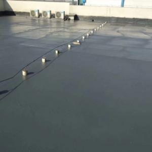 Polyaspartic elastic waterproofing topcoat